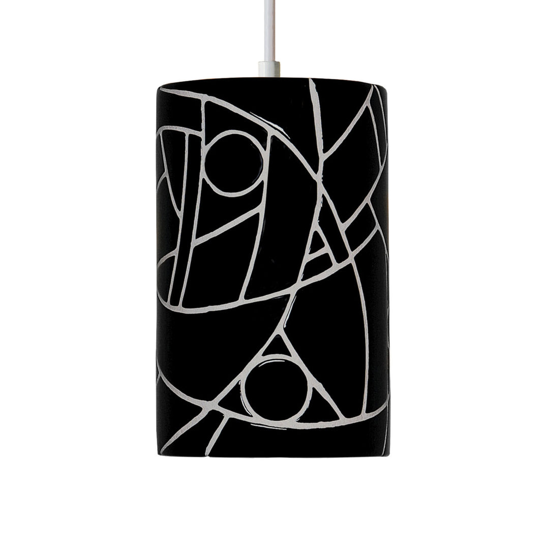 A-19 Picasso PM20303-BL Pendant Light - Black