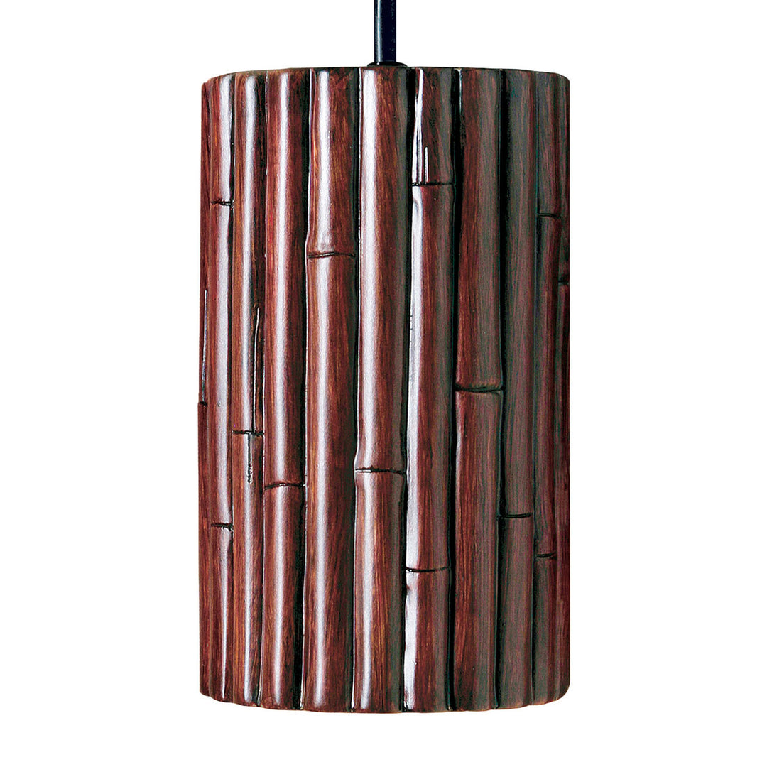 A-19 Bamboo PN20301-CI Pendant Light - Cinnamon