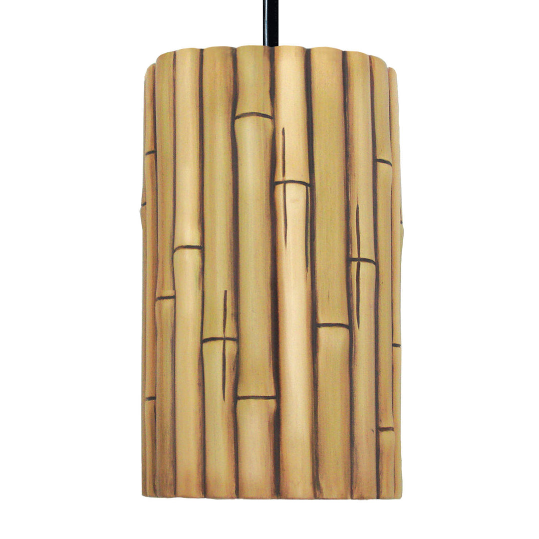 A-19 Bamboo PN20301-NA Pendant Light - Natural