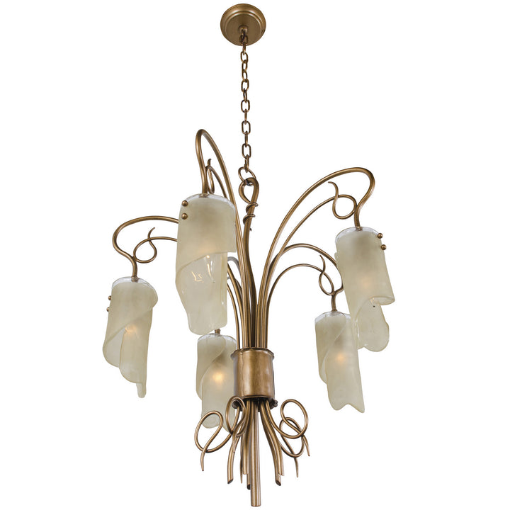 Varaluz Soho 126C05HO Chandelier Light - Hammered Ore