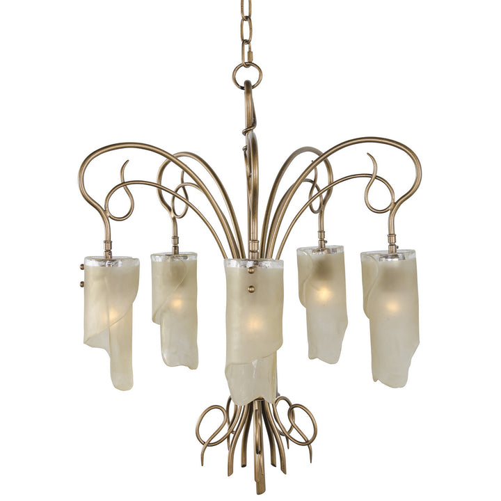Varaluz Soho 126C05HO Chandelier Light - Hammered Ore
