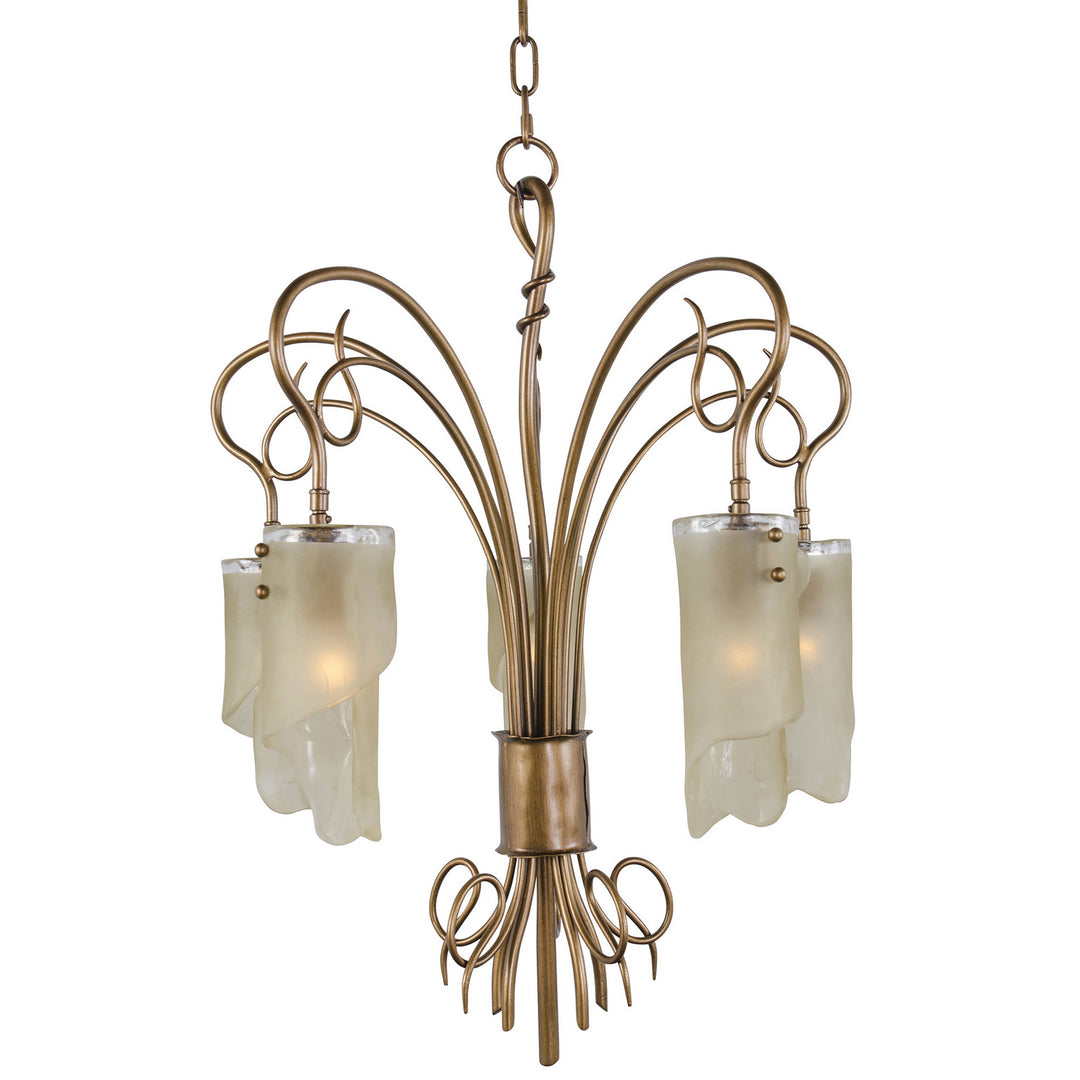 Varaluz Soho 126C05HO Chandelier Light - Hammered Ore