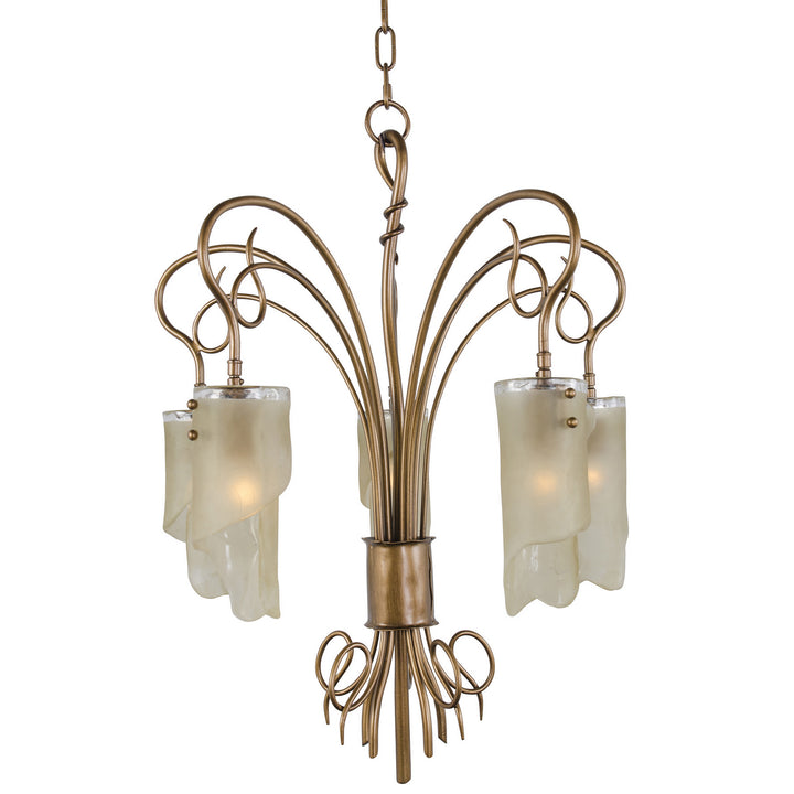 Varaluz Soho 126C05HO Chandelier Light - Hammered Ore