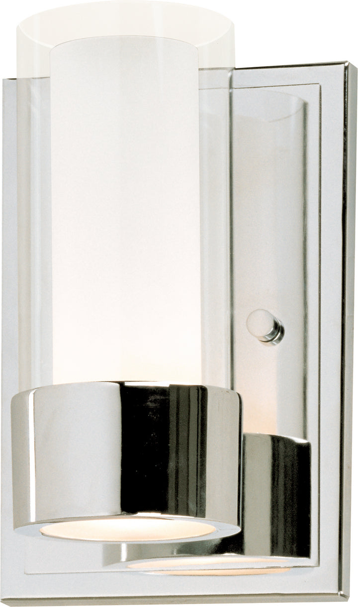 Maxim Silo 23071CLFTPC Wall Sconce Light - Polished Chrome