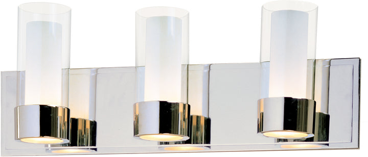 Maxim Silo 23073CLFTPC Bath Vanity Light 21 in. wide - Polished Chrome
