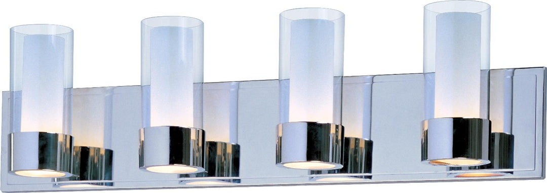 Maxim Silo 23074CLFTPC Bath Vanity Light 27 in. wide - Polished Chrome