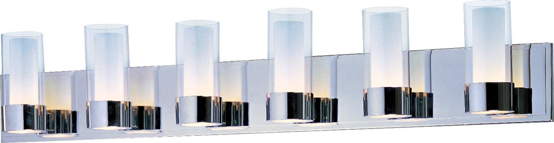 Maxim Silo 23076CLFTPC Bath Vanity Light 40 in. wide - Polished Chrome