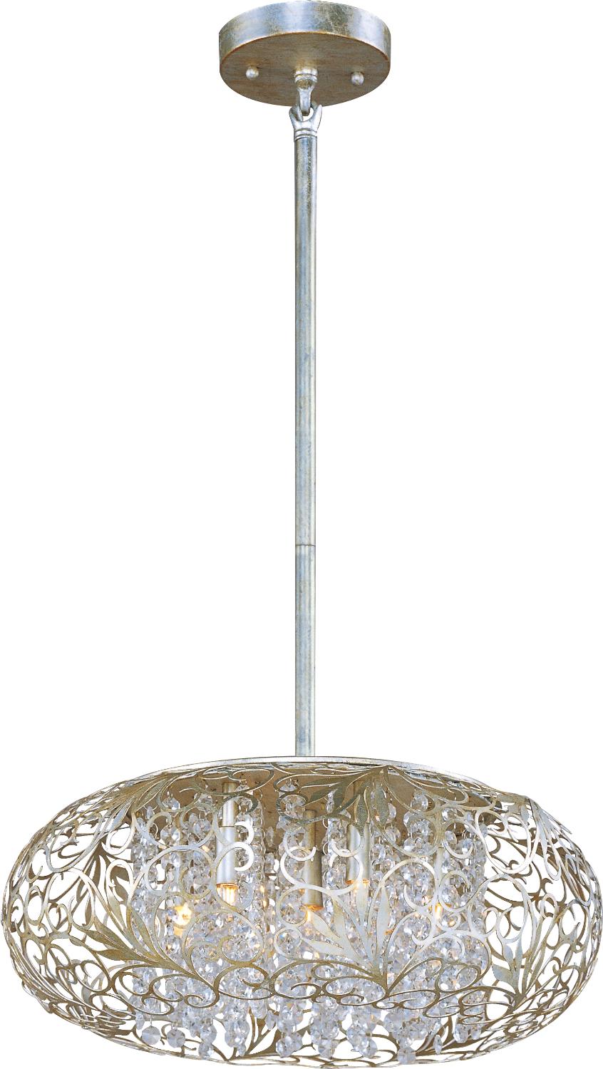 Maxim Arabesque 24154BCGS Pendant Light - Golden Silver