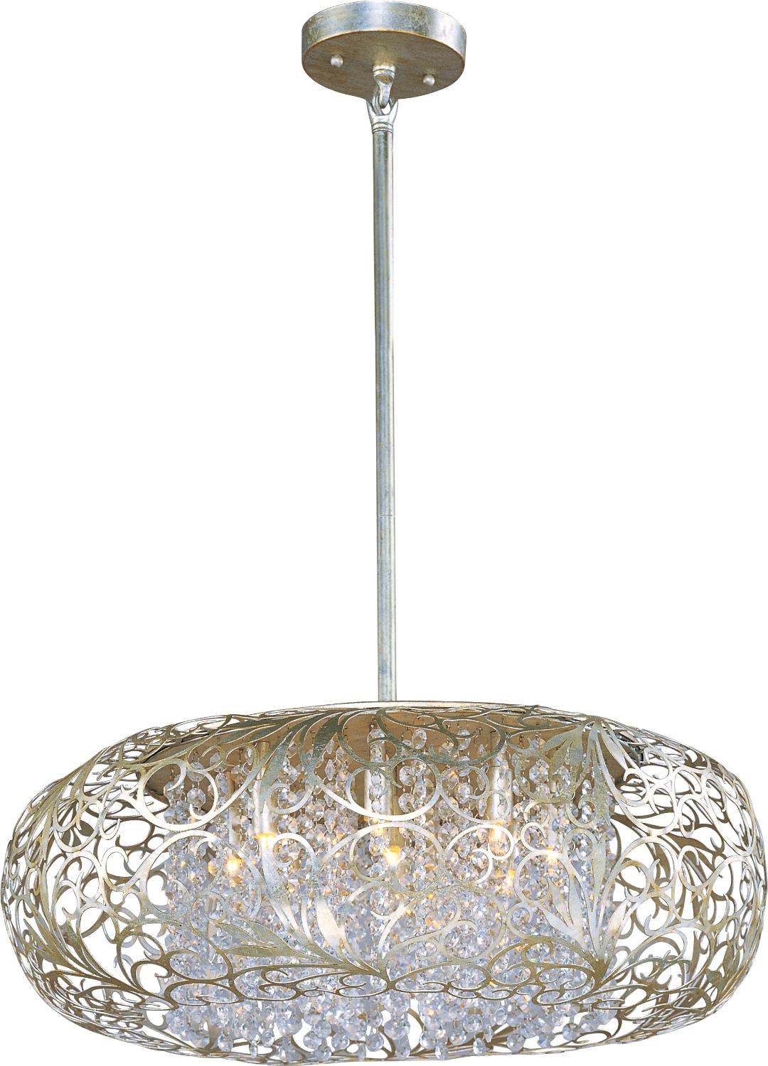 Maxim Arabesque 24155BCGS Pendant Light - Golden Silver