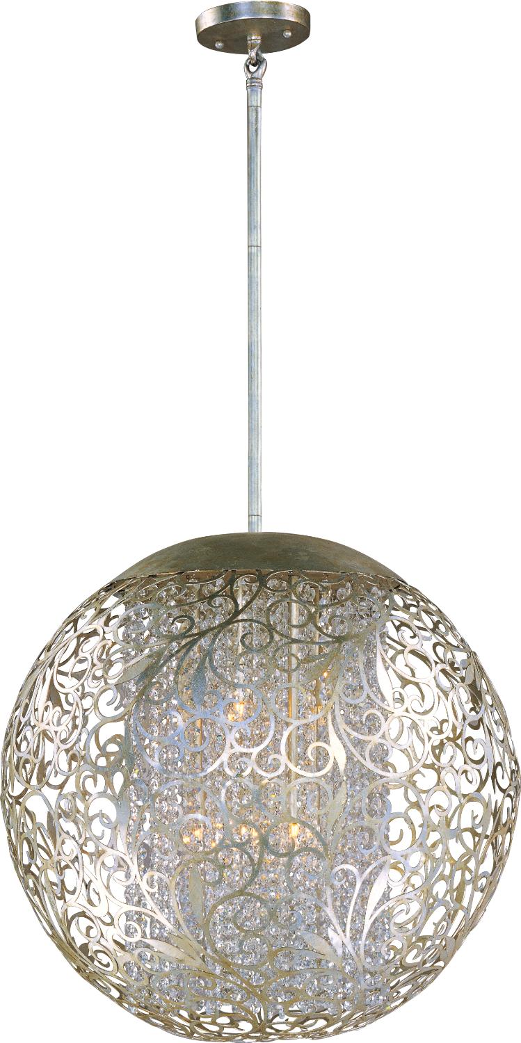 Maxim Arabesque 24156BCGS Pendant Light - Golden Silver