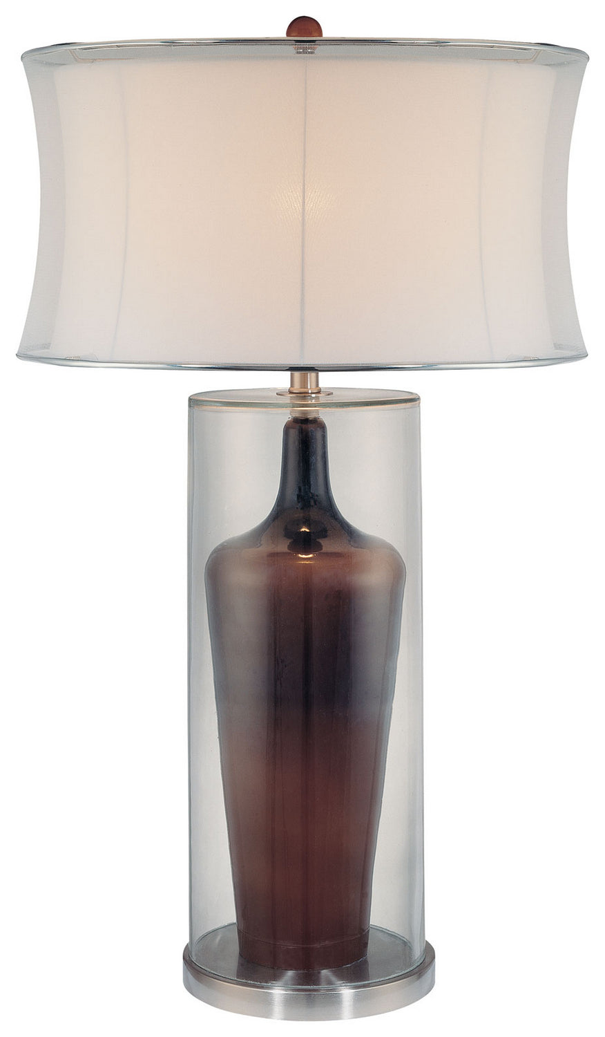 Minka-Lavery Lighting 10513-0  One Light Table Lamp Lamp Bronze / Dark