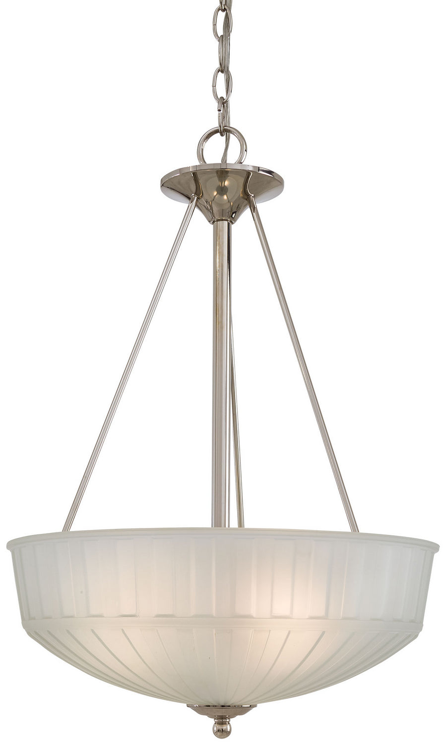 Minka-Lavery 1730 Series 1737-1-613 Pendant Light - Polished Nickel