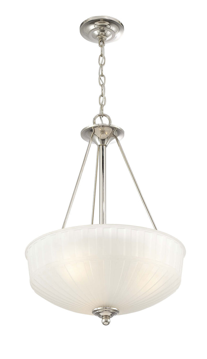 Minka-Lavery 1730 Series 1737-1-613 Pendant Light - Polished Nickel