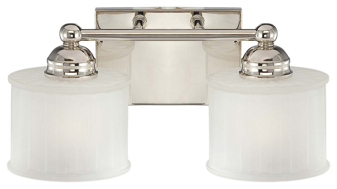 Minka-Lavery 1730 Series 6732-1-613 Bath Vanity Light 15 in. wide - Polished Nickel