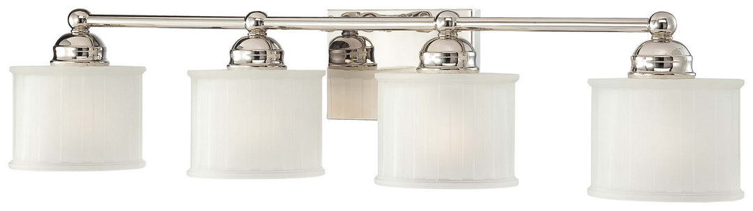 Minka-Lavery 1730 Series 6734-1-613 Bath Vanity Light 33 in. wide - Polished Nickel