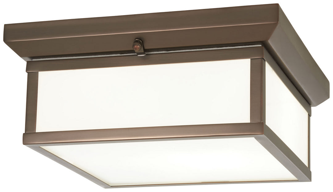 Minka-Lavery Lighting 6919-281  Two Light Flush Mount Outdoor Bronze / Dark