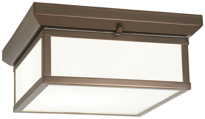 Minka-Lavery Lighting 6919-281  Two Light Flush Mount Outdoor Bronze / Dark