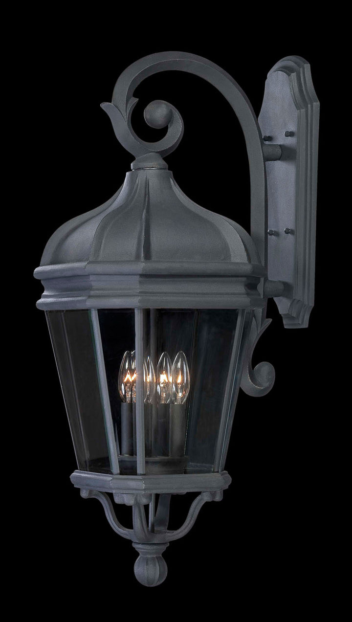 Minka-Lavery Lighting 8693-66 Harrison Four Light Wall Mount Outdoor Black