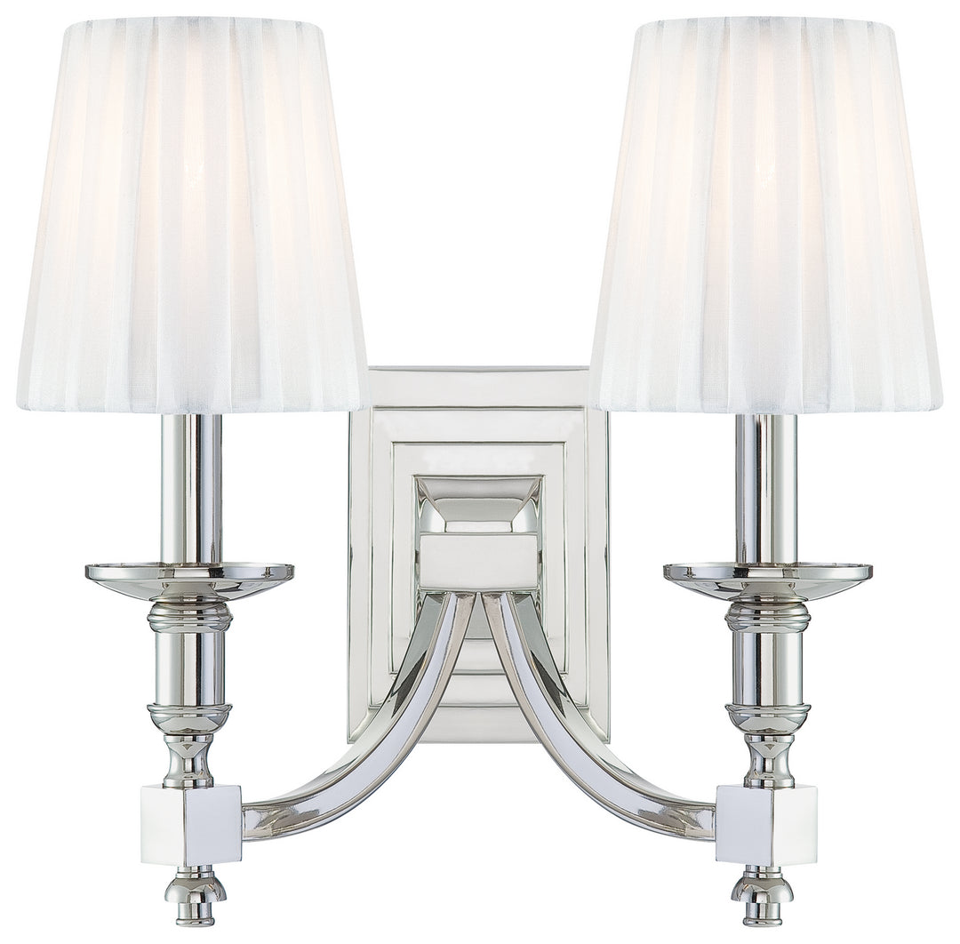 Metropolitan Continental Classics N2642-613 Wall Light - Polished Nickel