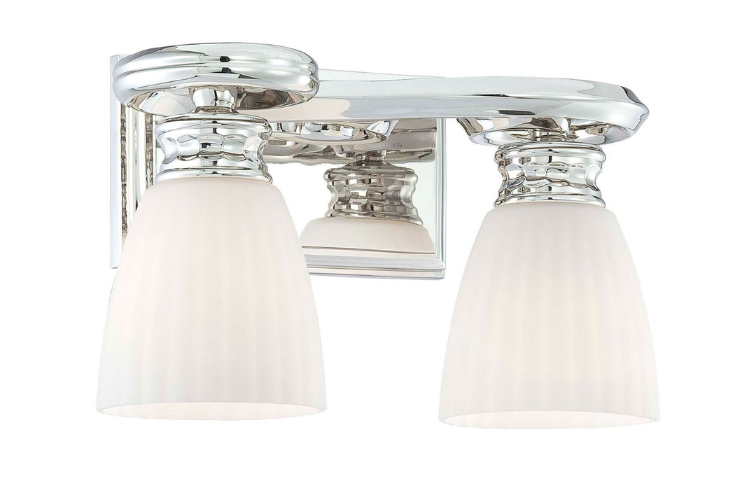 Metropolitan Metropolitan Polished Nickel N2802-613 Bath Vanity Light 13 in. wide - Polished Nickel