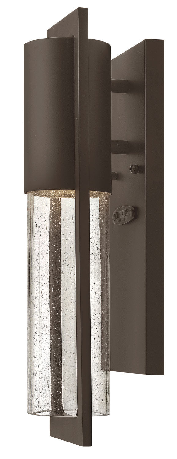Hinkley Lighting 1326KZ-GU24 Shelter One Light Wall Mount Outdoor Bronze / Dark