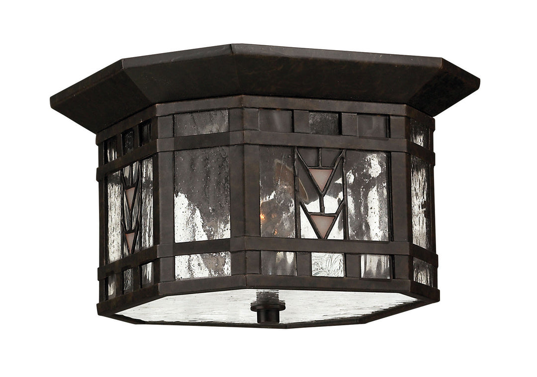 Hinkley Lighting 2243RB Tahoe Two Light Flush Mount Outdoor Bronze / Dark