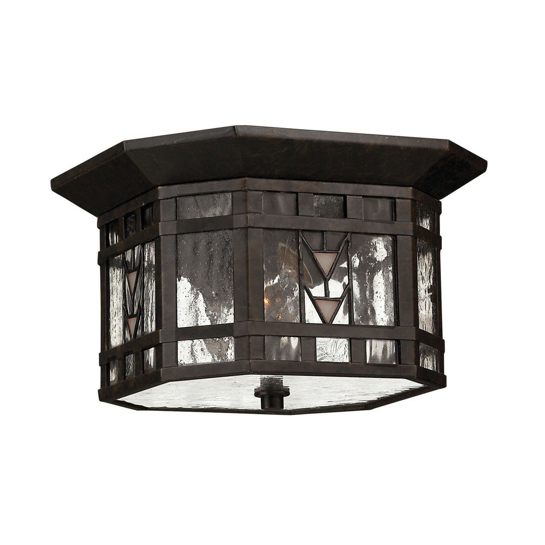 Hinkley Lighting 2243RB Tahoe Two Light Flush Mount Outdoor Bronze / Dark