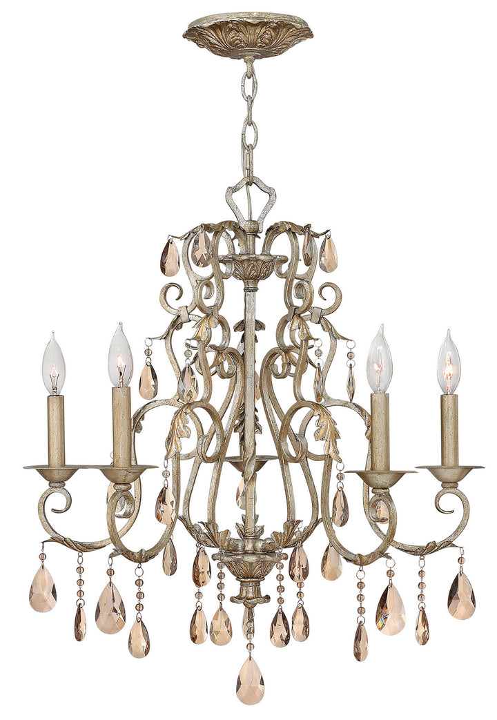 Hinkley Carlton 4775SL Chandelier Light - Silver Leaf