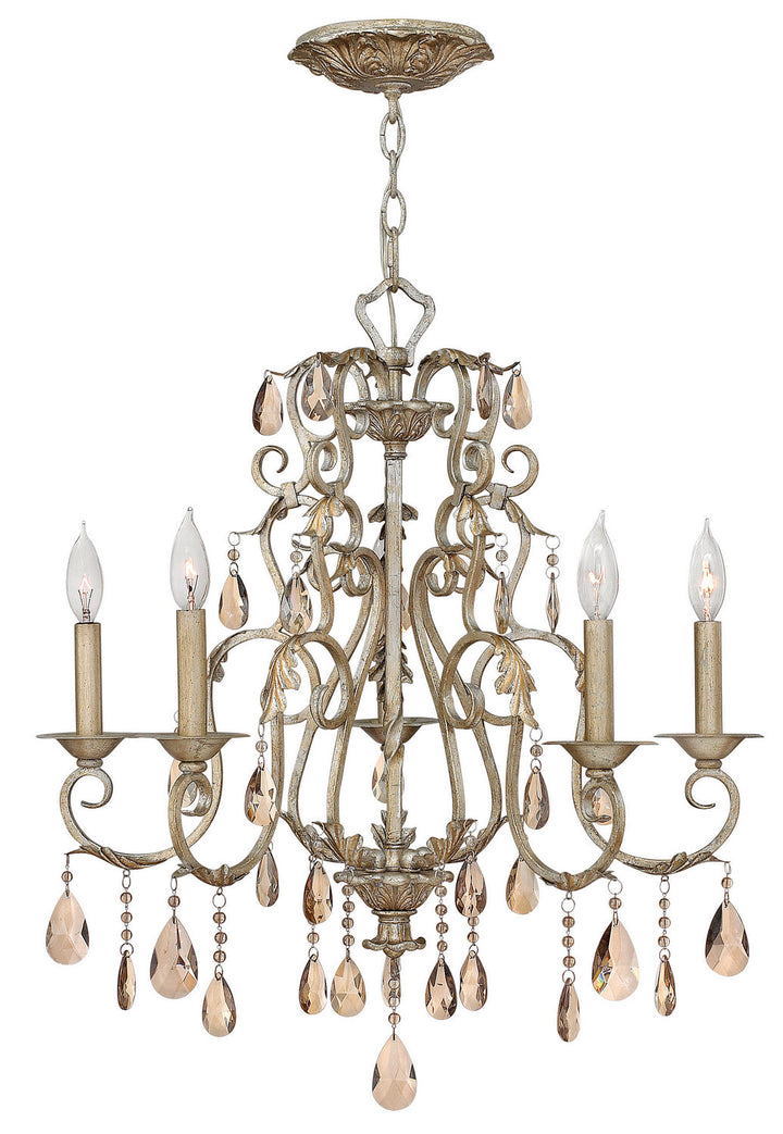 Hinkley Carlton 4775SL Chandelier Light - Silver Leaf