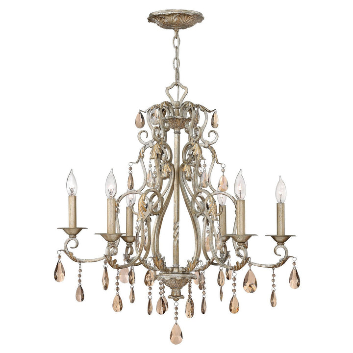 Hinkley Carlton 4776SL Chandelier Light - Silver Leaf