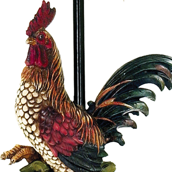 Elk Lighting 7-208  Petite Rooster Lamp Multicolor