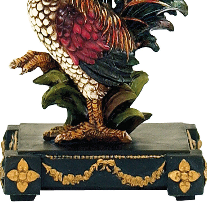 Elk Lighting 7-208  Petite Rooster Lamp Multicolor