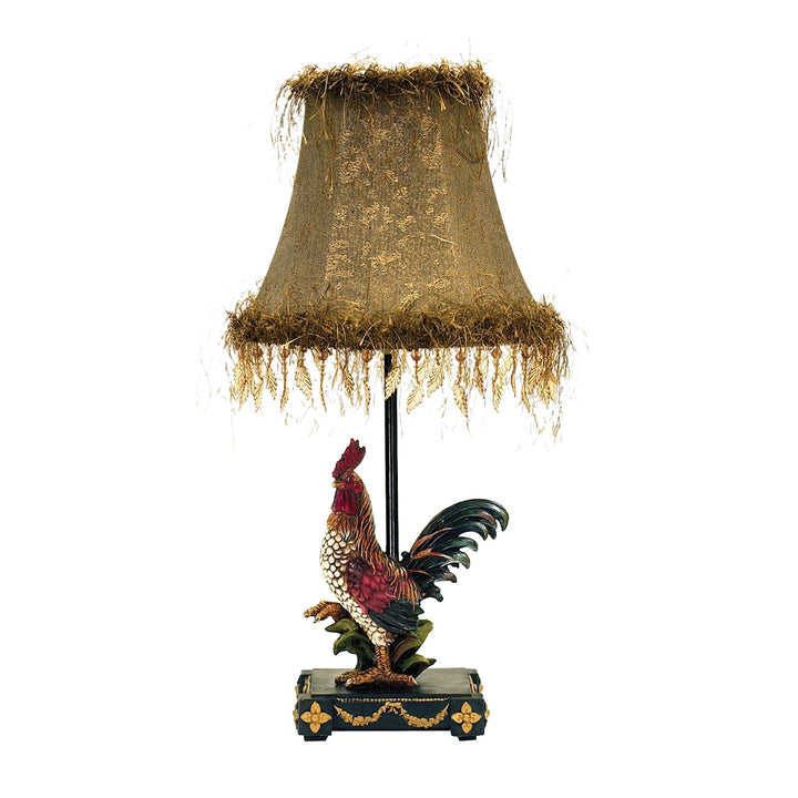 Elk Lighting 7-208  Petite Rooster Lamp Multicolor