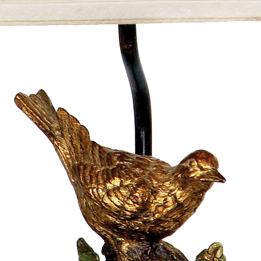 Elk Lighting 91-171  Perching Robin Lamp Antique Black