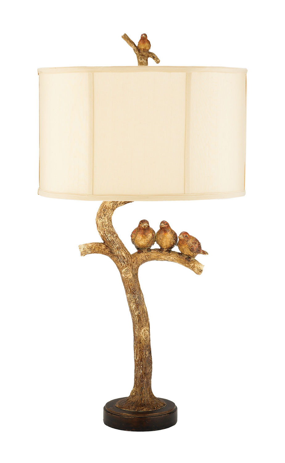 Elk Lighting 93-052  Three Bird Light Lamp Gold Leaf