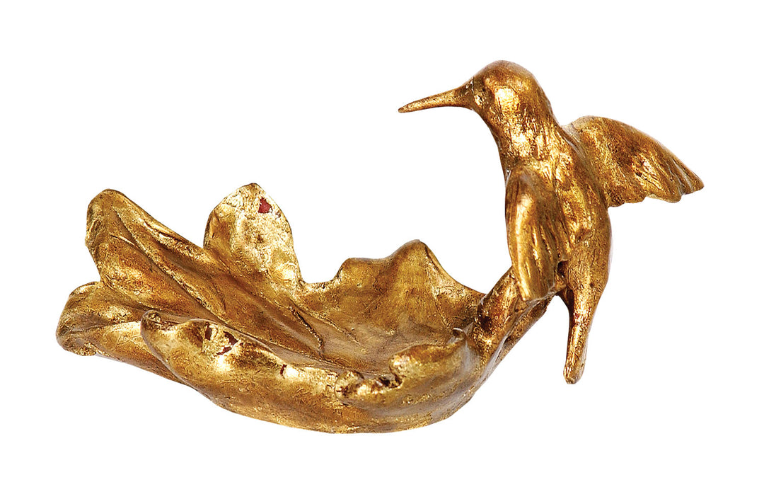 Elk Lighting 93-3046  Hummingbird Home Decor Gold Leaf