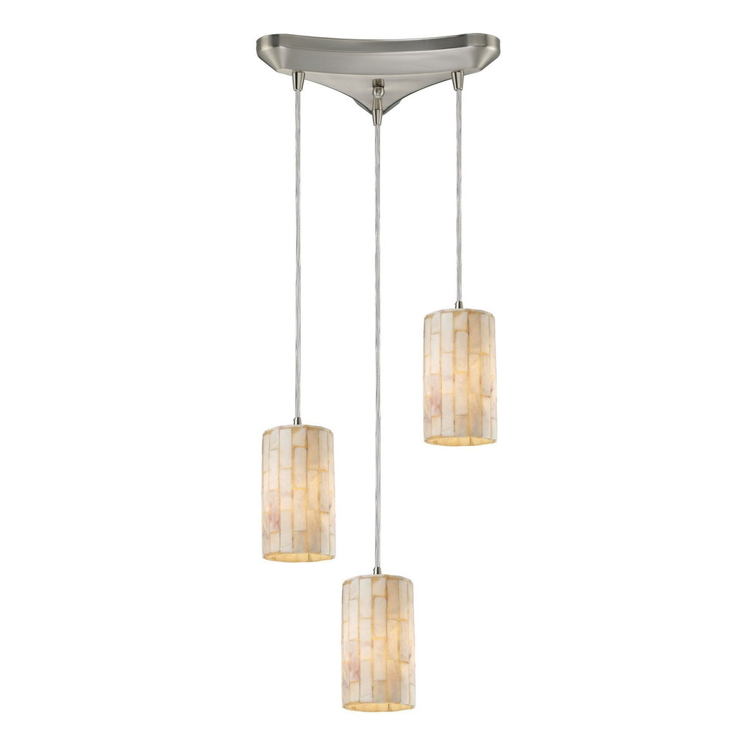 Elk Coletta 10147/3 Pendant Light - Satin Nickel