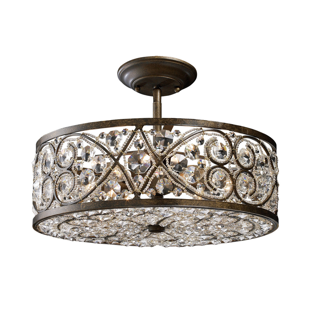 Elk Amherst 11287/6 Pendant Light - Antique Bronze