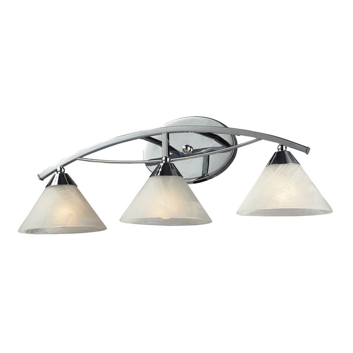 Elk Elysburg 17023/3 Bath Vanity Light 25 in. wide - Polished Chrome