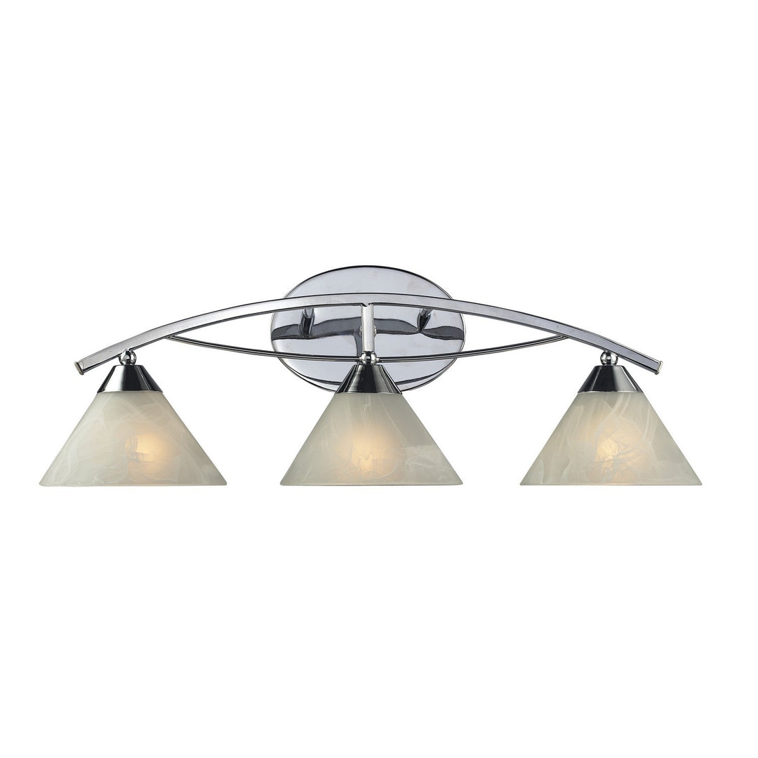Elk Elysburg 17023/3 Bath Vanity Light 25 in. wide - Polished Chrome
