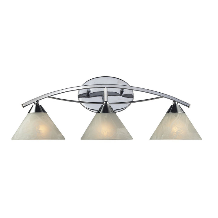 Elk Elysburg 17023/3 Bath Vanity Light 25 in. wide - Polished Chrome