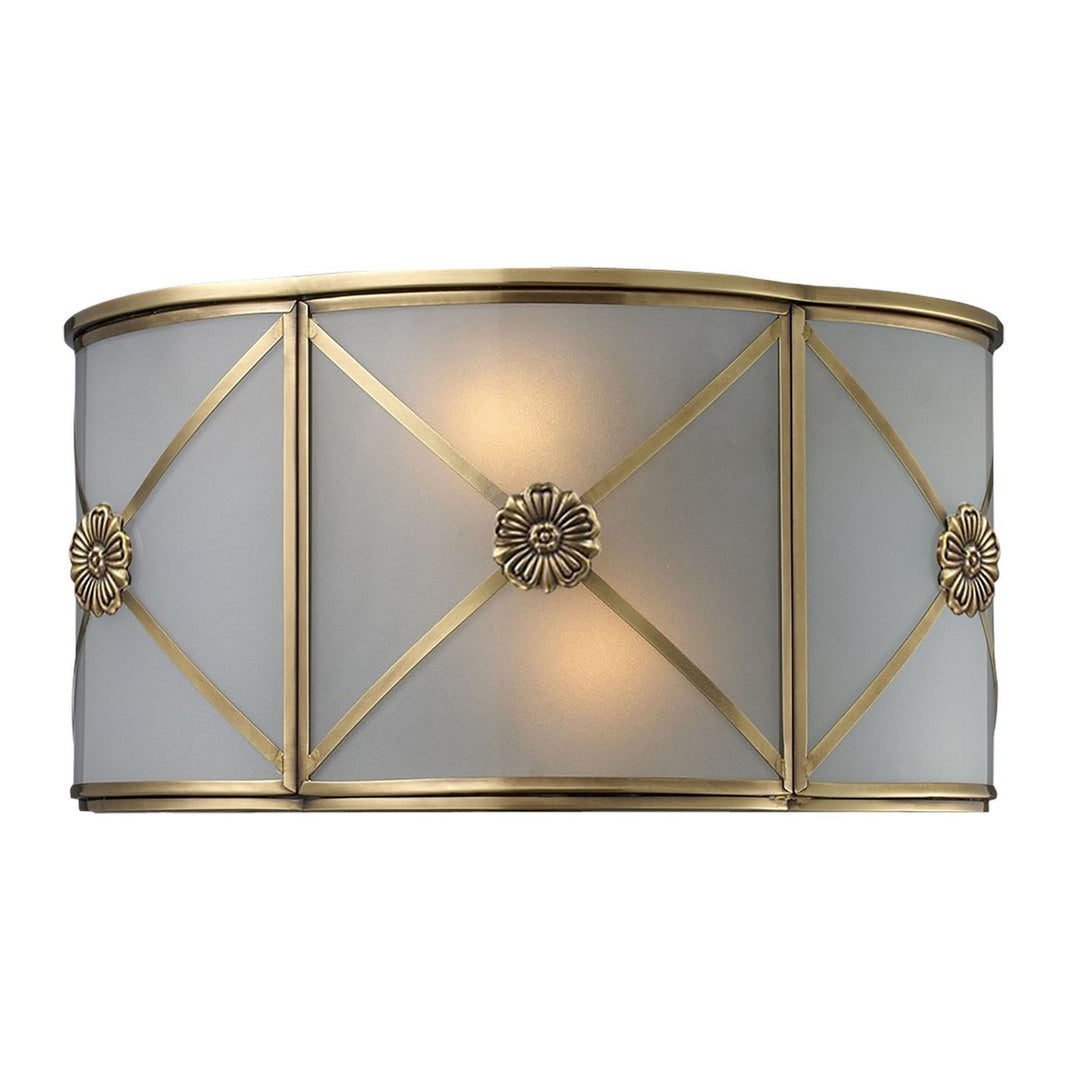 Elk Preston 22000/2 Wall Sconce Light - Brushed Brass