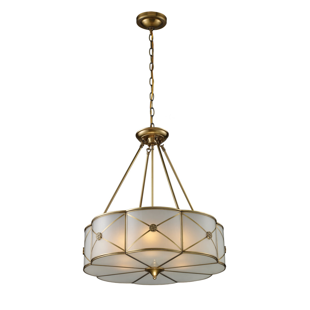 Elk Preston 22001/6 Pendant Light - Brushed Brass