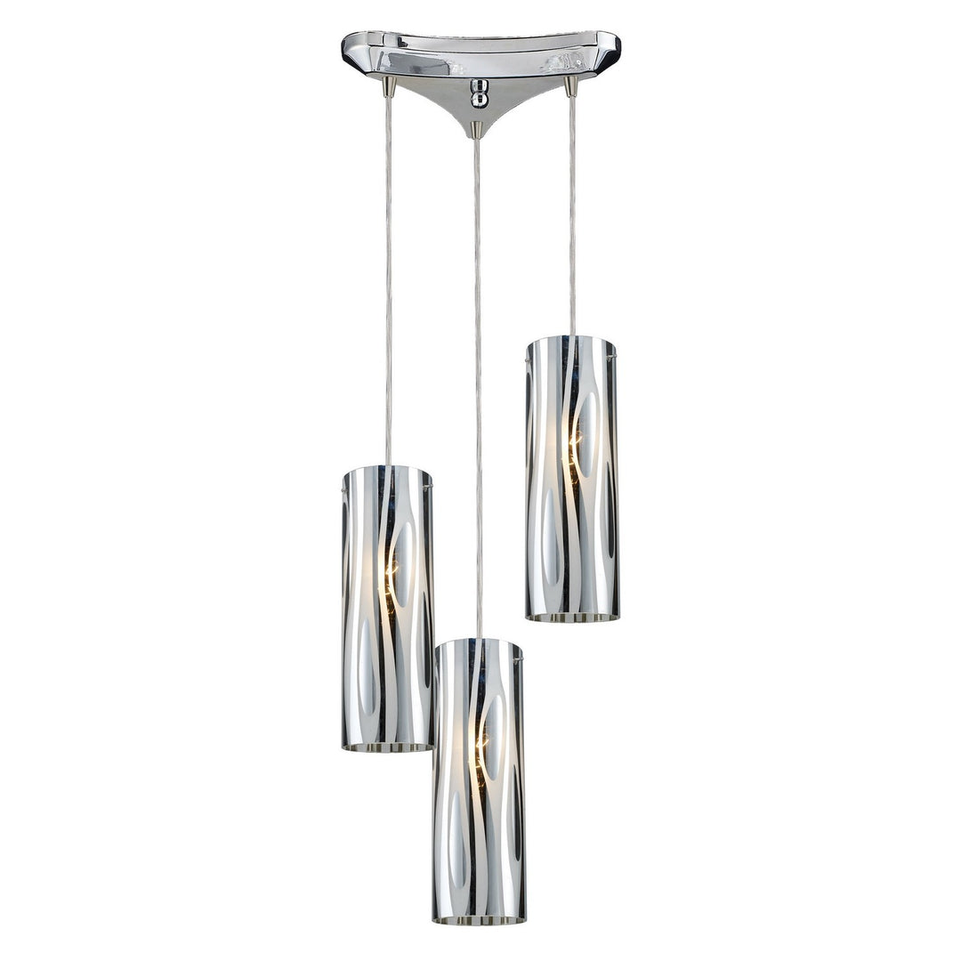 Elk Chromia 31078/3 Pendant Light - Polished Chrome