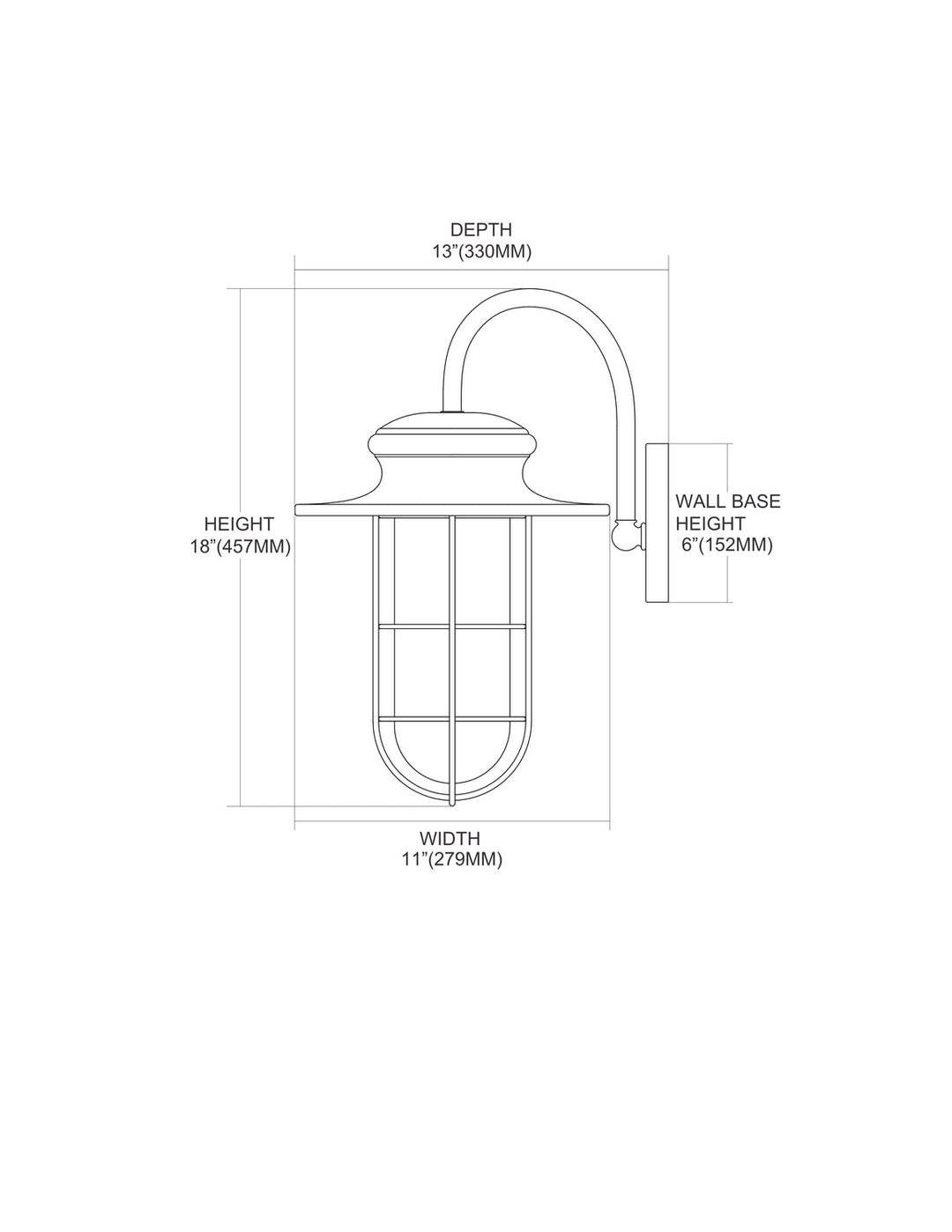 Elk Lighting 42285/1  Portside Outdoor Matte Black