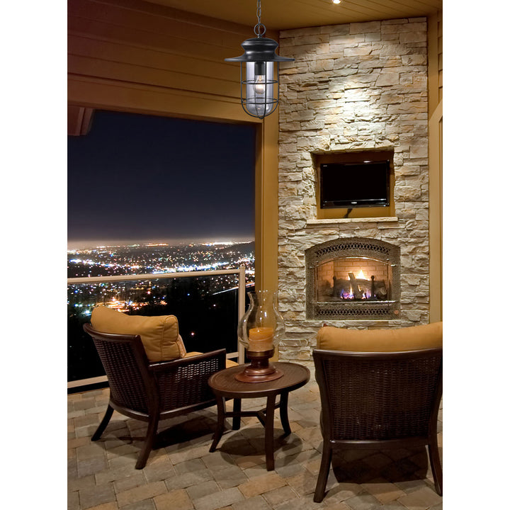Elk Lighting 42286/1  Portside Outdoor Matte Black