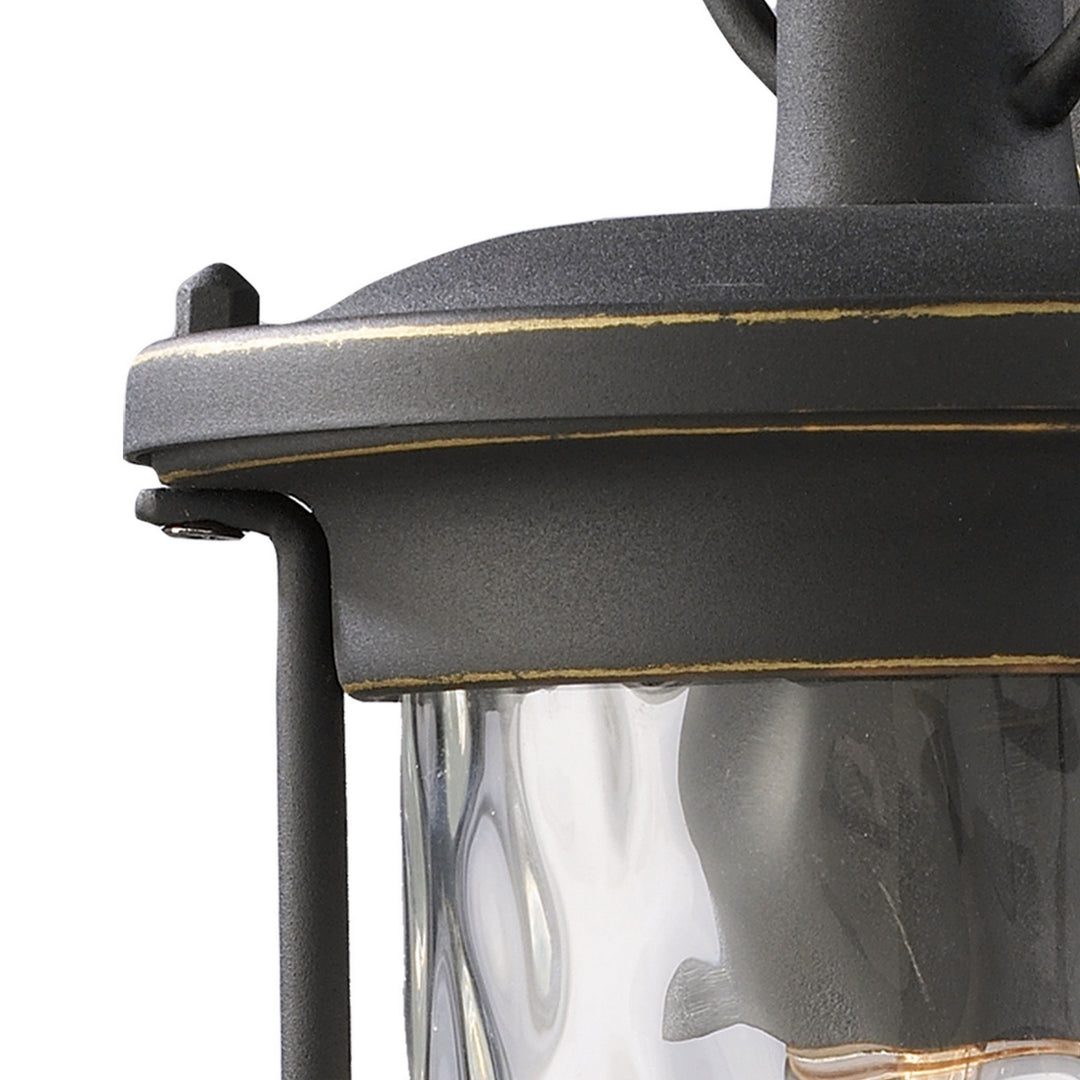 Elk Lighting 43016/1  Farmstead Outdoor Matte Black