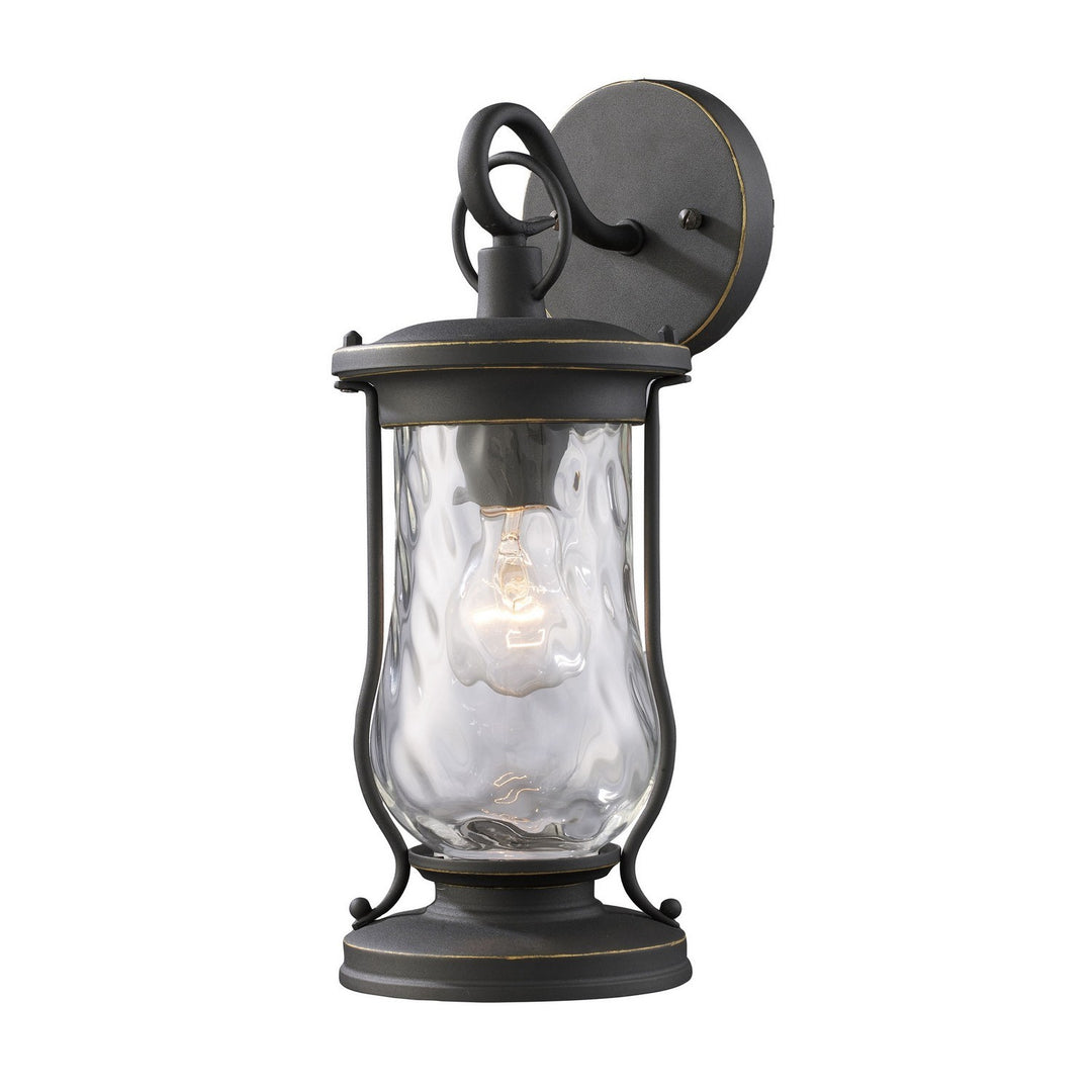 Elk Lighting 43016/1  Farmstead Outdoor Matte Black