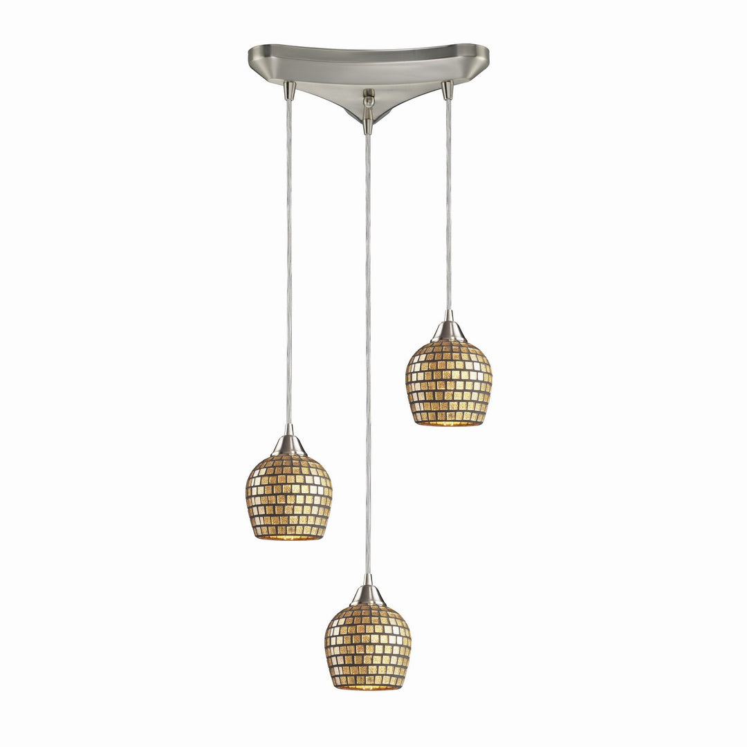 Elk Fusion 528-3GLD Pendant Light - Satin Nickel