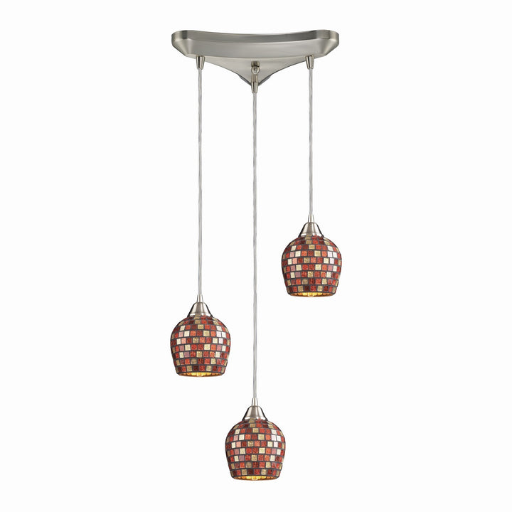 Elk Fusion 528-3MLT Pendant Light - Satin Nickel